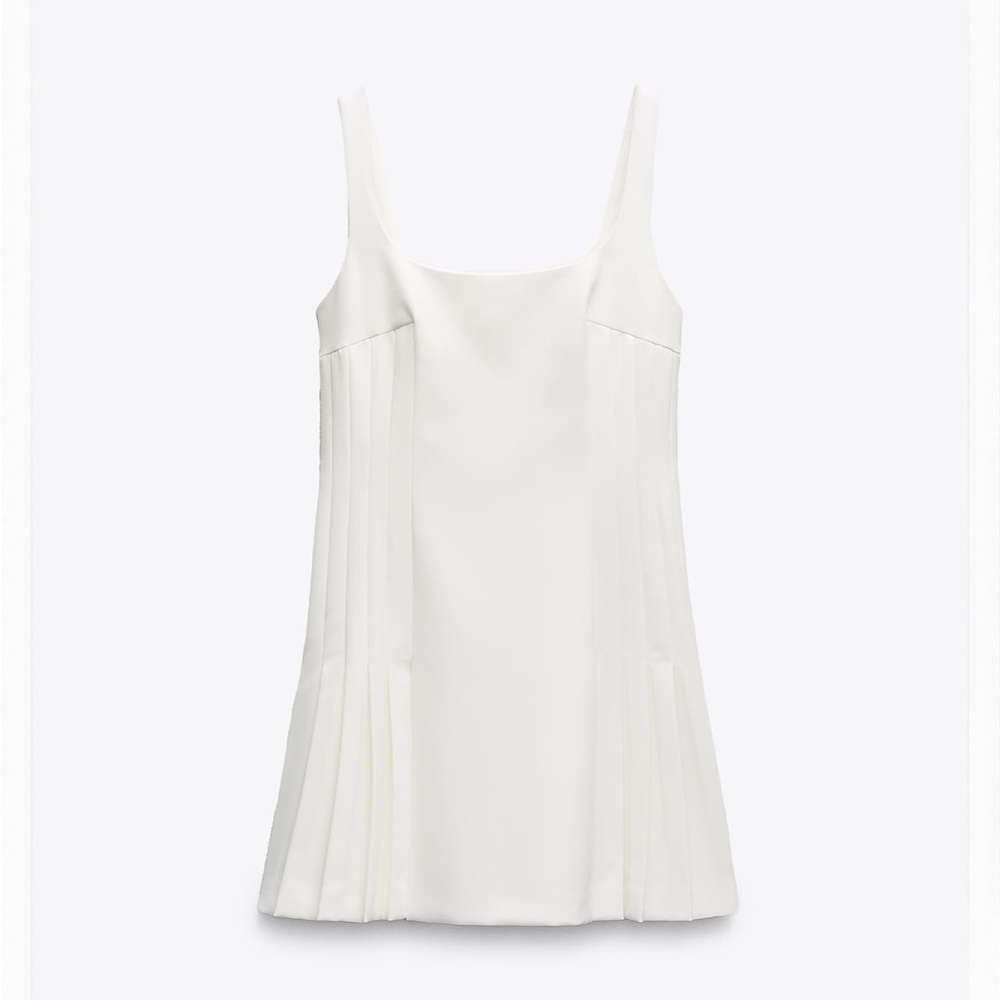 Zara short pleaded dress